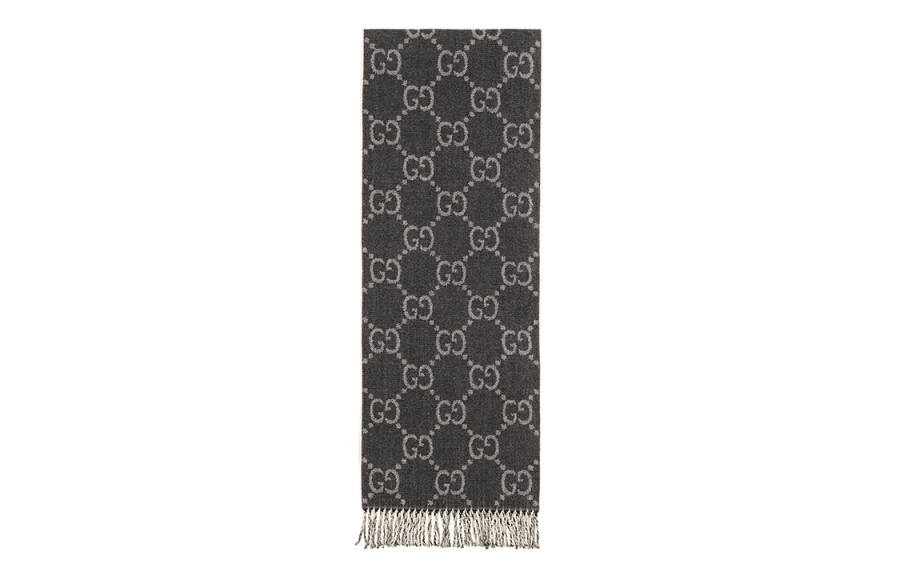 GUCCI 【Previous Season】GG felt wool scarf