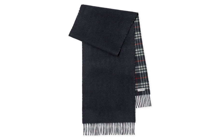 Burberry Burberry Checked Reversible Cashmere Scarf