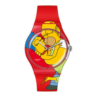 SWATCH Unisex Red Watch SO29Z120