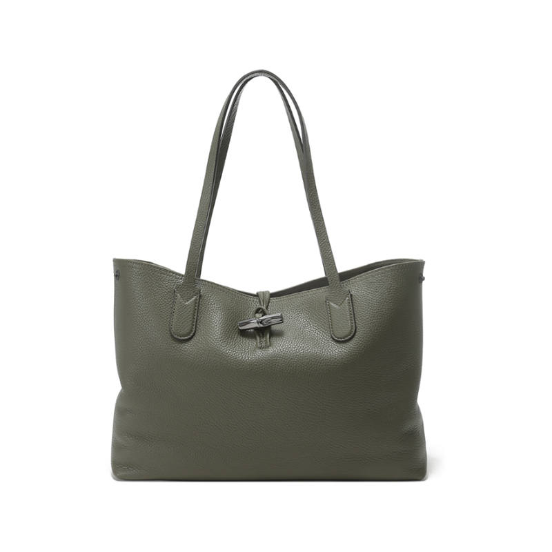 LONGCHAMP Le Roseau Cow Leather Shoulder Bag Women's