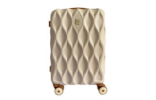 Franck Namani ABS+PC Luggage For Air Travel 20 Inch Unisex Ecru/Blue