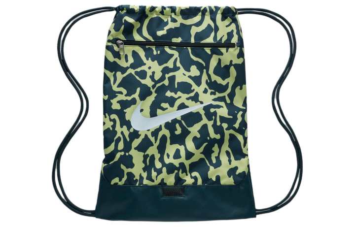 Nike Nike Polyester Backpack Men's Dark Jungle & Light Lemon & White