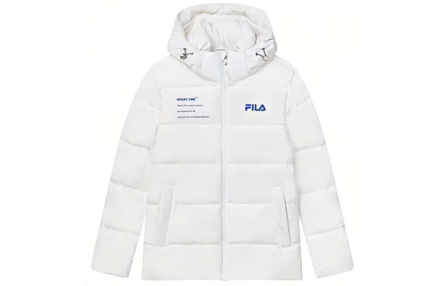 FILA FILA Down Jacket Winter Men's Standard White