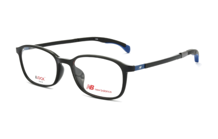 New Balance New Balance Grilamid TR90 Irregular Shape Eyeglass Frames Kids' Black