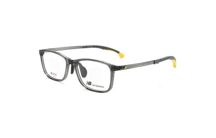 New Balance New Balance TR Rectangular Eyeglass Frames Unisex Gray