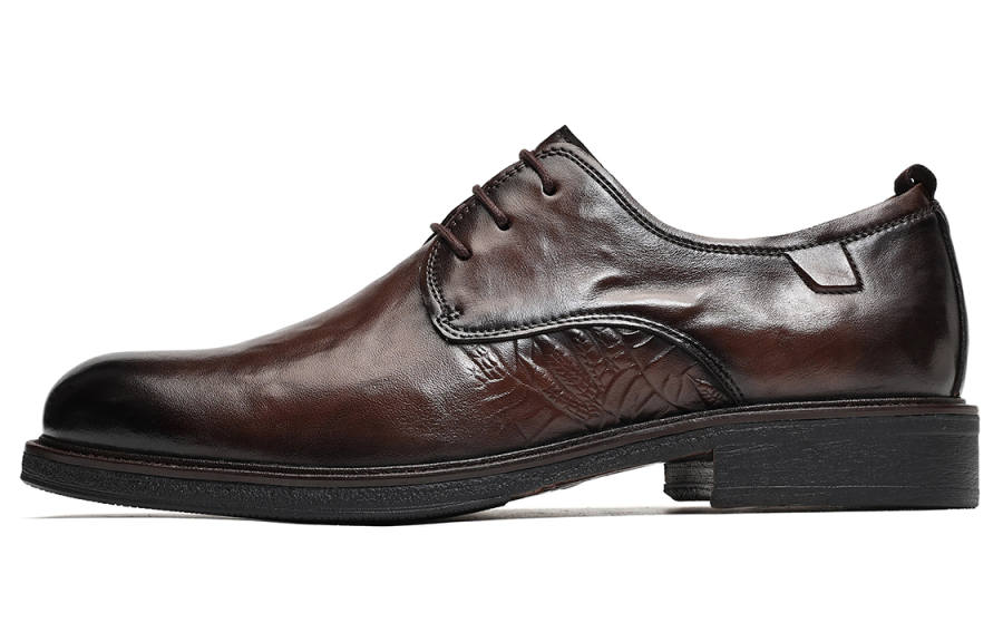 C°BANNER Dress Shoes Men's Low Top Brown