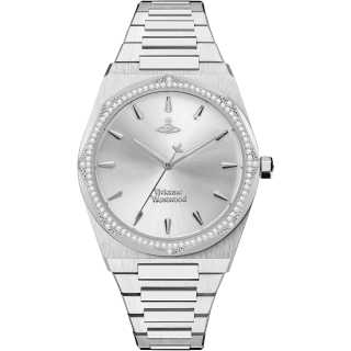 Vivienne Westwood Wrist Watches Quartz Movement Stainless Steel Strap 34mm Silver Dial Women's Watch