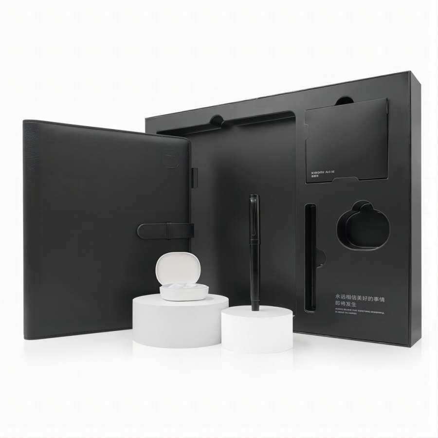 MI Air3SE Exclusive Box, Laptop, Signature Pen, Three Piece Set Half In ear Headphones