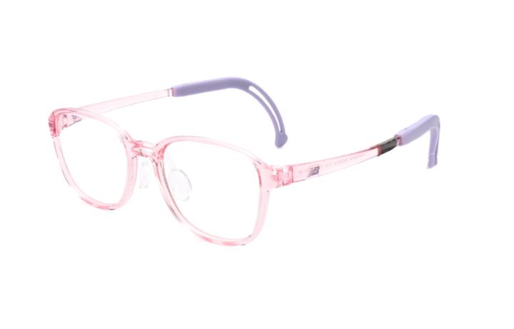 New Balance New Balance Grilamid TR90 Irregular Shape Eyeglass Frames Kids' Pink