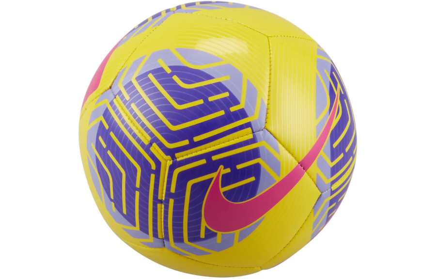 Nike Nike Size 1 Ball Soccer Ball Rubber Machine Stitched Soccer Ball Unisex Yellow Purple Magenta