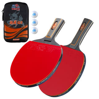 DOUBLE FISH DOUBLEFISH Ping Pong Paddles Unisex Pure Wood Red
