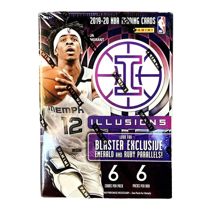 PANINI 2019 2020 Basketball NBA Star Cards 2019 20 ILLUSIONS BLASTER BOX Fantasy, Grenade Box Sports Cards 1 Box