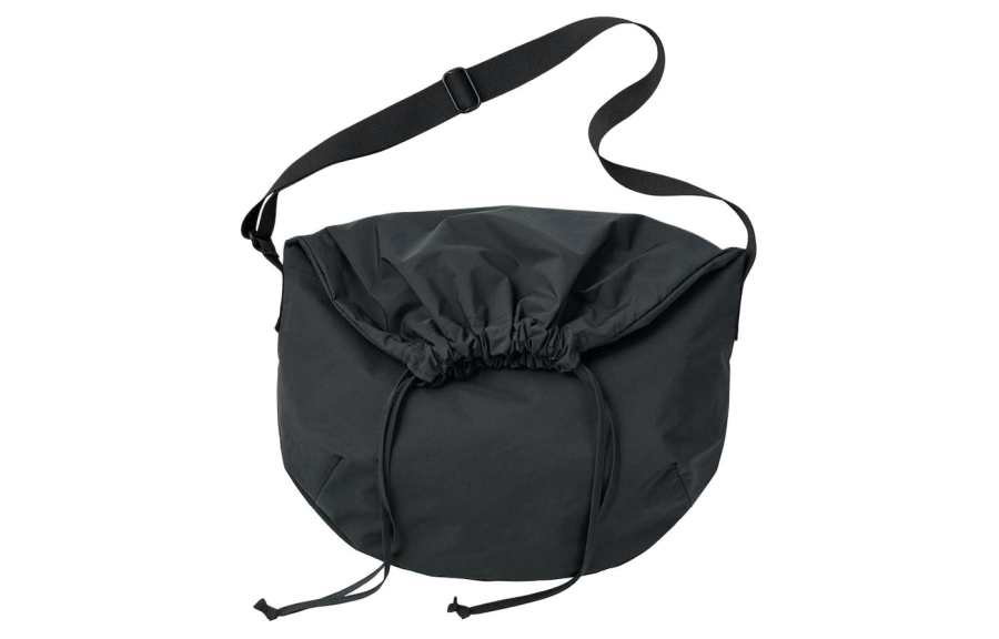 UNIQLO Cotton Crossbody Bags Regular Women's Black/Light Beige