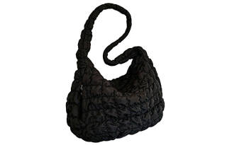 HAWA Nylon Crossbody Bag, Shoulder Bag Unisex Black/White