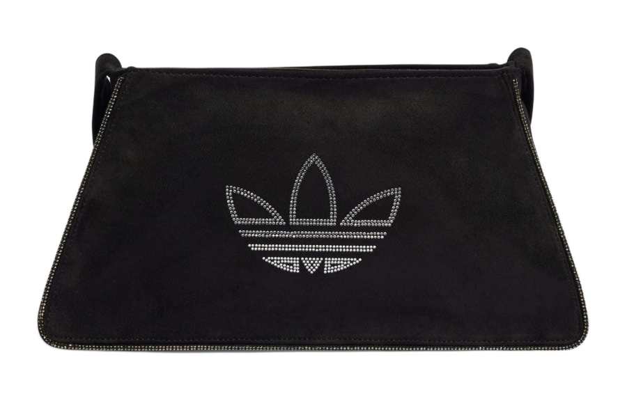 Adidas Originals Trefoil Recycled Polyester Handbag, Shoulder Bag Women's Black