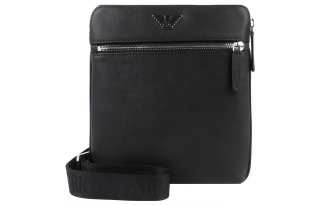 EMPORIO ARMANI Polyamide Business Bag, Shoulder Bag, Crossbody Bag Regular Men's Black