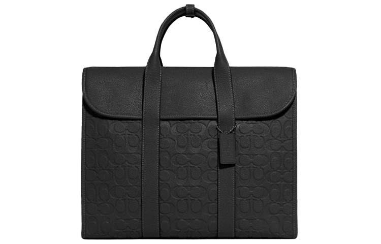 COACH Gotham Leather Handbag, Crossbody Bag, Briefcase Large Men's Black