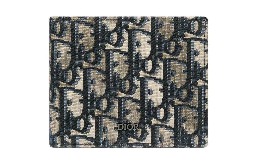 DIOR DIOR Fabric Wallet Unisex Beige And Black