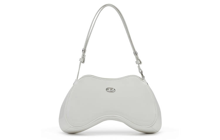 DIESEL Polyurethane PU Handbag, Shoulder Bag Women's White
