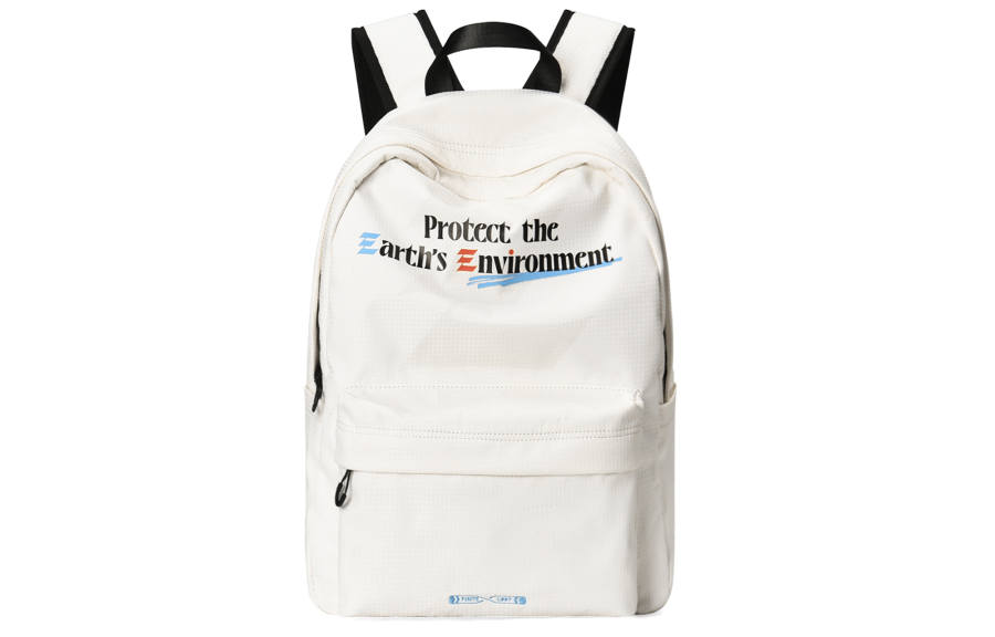 FINITE LOOP FINITE LOOP Recycled Material Backpack Unisex White