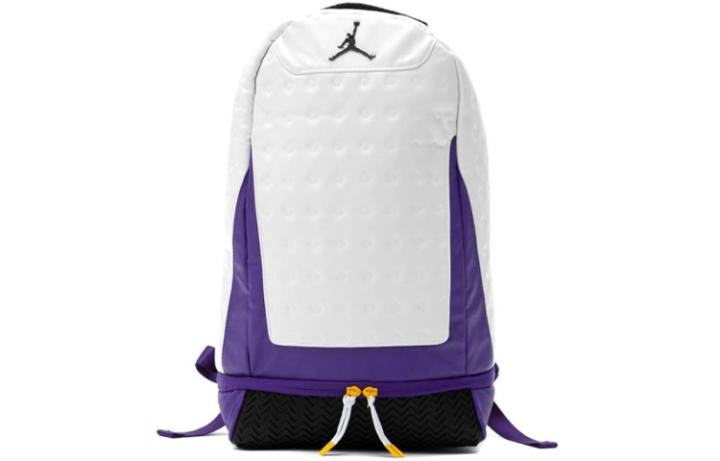 Jordan Jordan Polyester Laptop Bag, Basketball Bag, Backpack Unisex Lakers Colorway/Purple & Gold