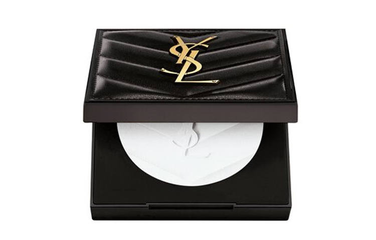 SAINT LAURENT Leather Large White Cake, Timeless Perfection Powders Easy to Blend Contouring