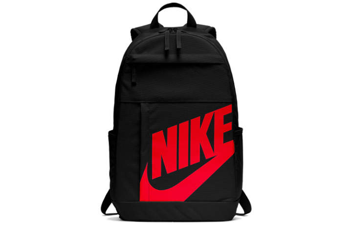 Nike Nike Polyester Backpack Regular Unisex Black Red