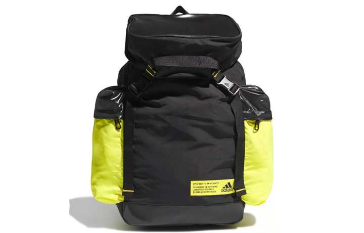 Adidas Adidas Polyester Backpack Regular Unisex Black/Acid Green/Yellow