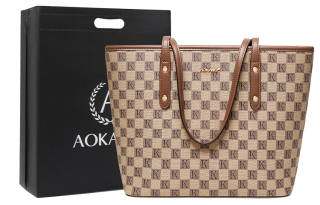 AOKANG PVC Mom Bag, Underarm Tote, Tote Bag, Shopping Bag, Shoulder Bag, Schooling Bag Women's Multicolor