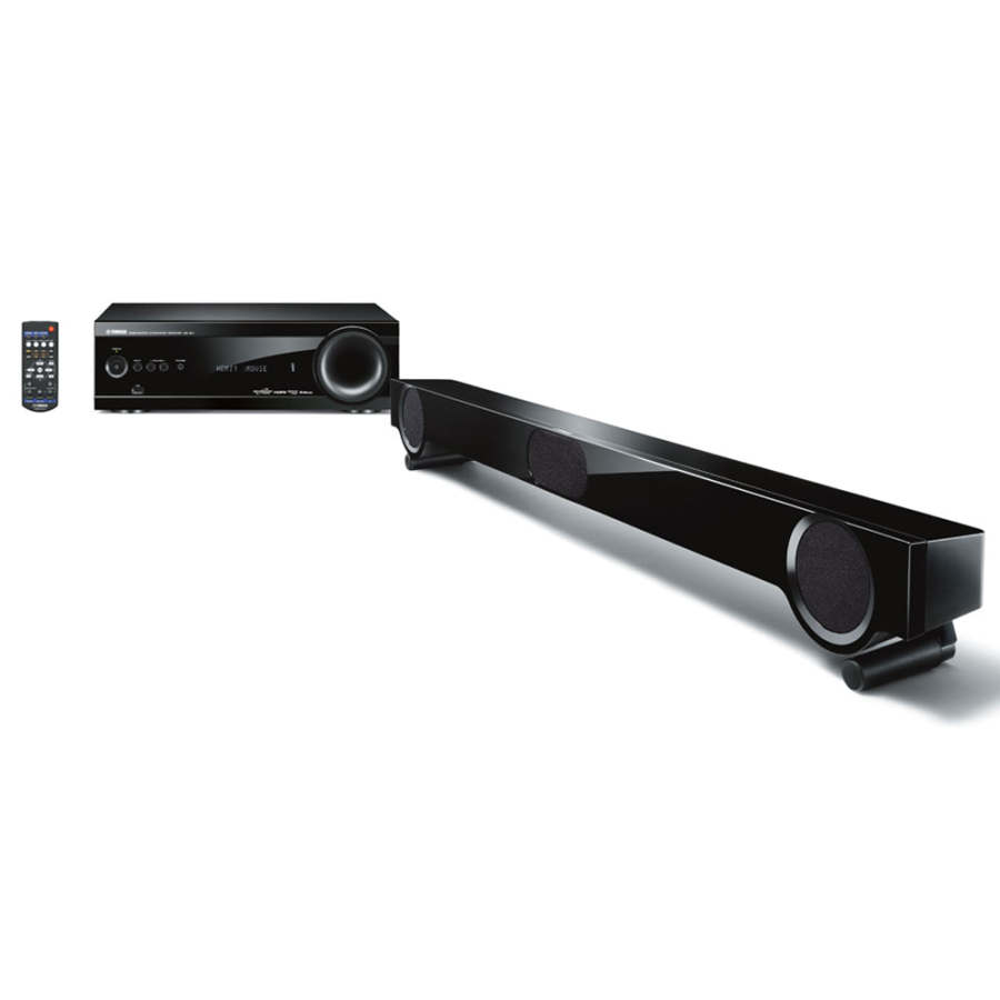 YAMAHA Acoustic Panel YHT S401 USBHDMI CEC TV Speaker System And Subwoofer Combo With Mirror Finish