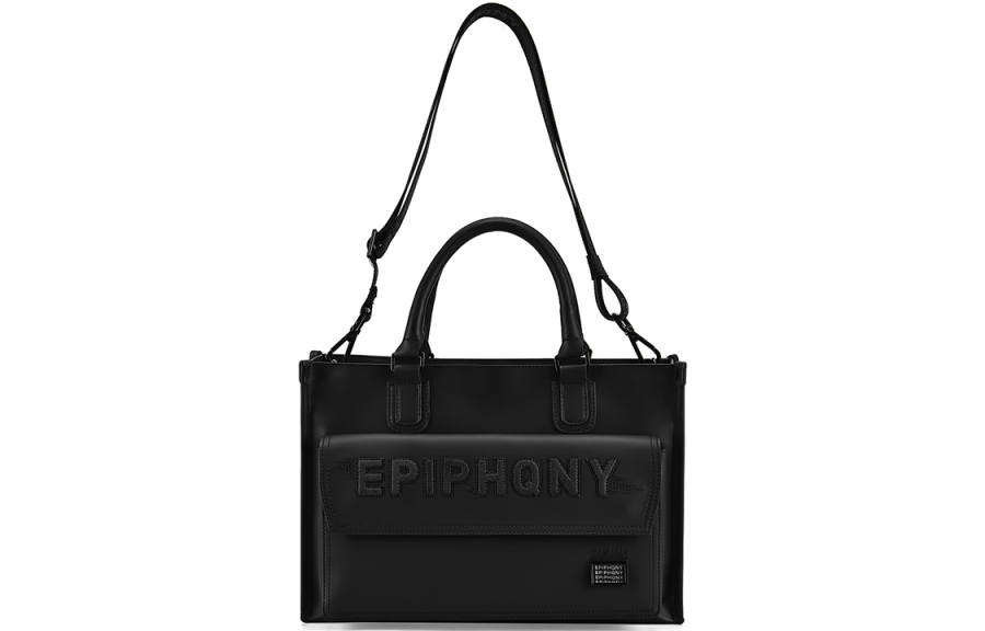 EPIPHQNY Pu Shoulder Bag, Crossbody Bag, Handbag Medium Unisex Black