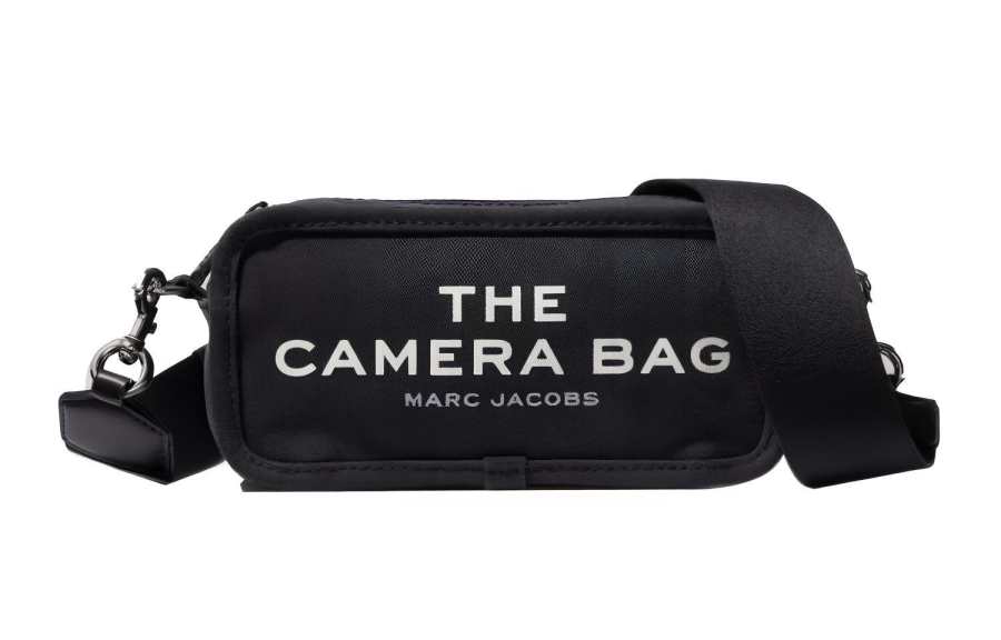 MARC JACOBS Canvas Shoulder Bag, Crossbody Bag Women's Black
