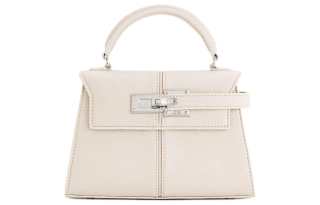 JW PEI Leather Handbag, Crossbody Bag Regular Women's White