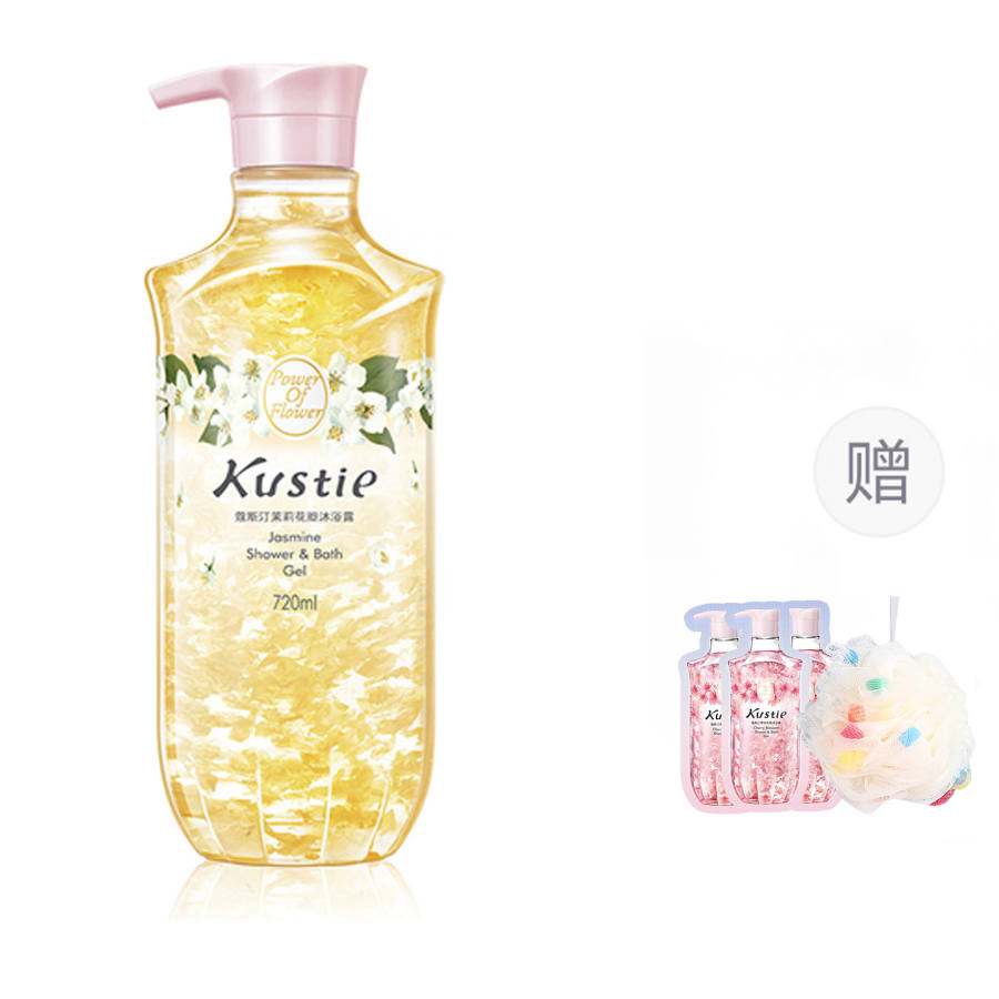 Costin Niacinamide Amino Acids Rose Cherry Blossom Fragrance, Light Scent Rose Camellia Potpourri Shower Gel