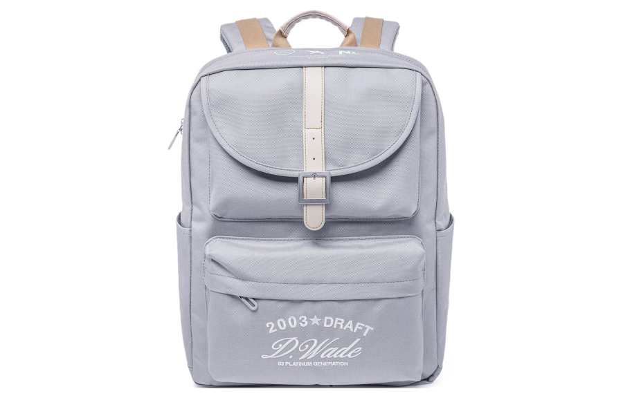 Li-Ning Li Ning Polyester Backpack Unisex Gray