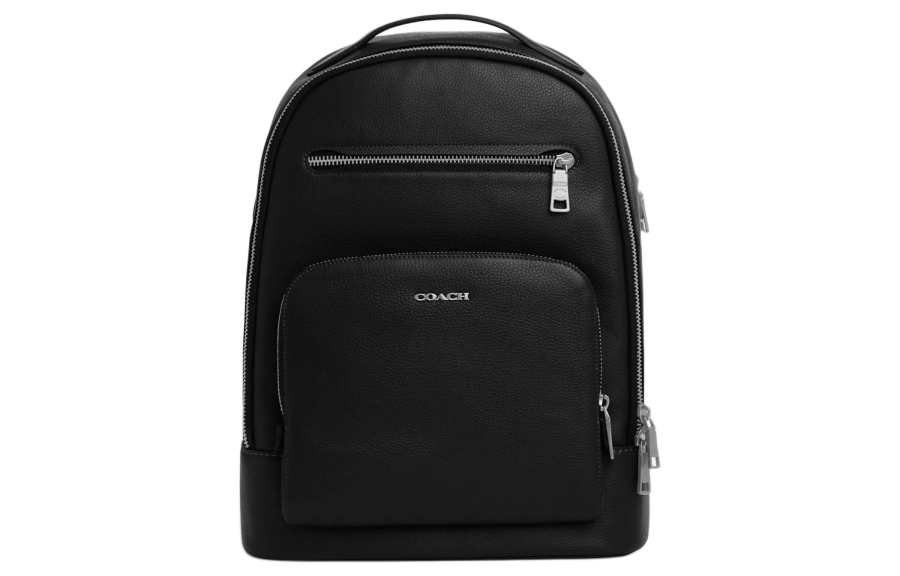 COACH COACH ETHAN Cow Leather With Fabric Backpack Large Men's Black