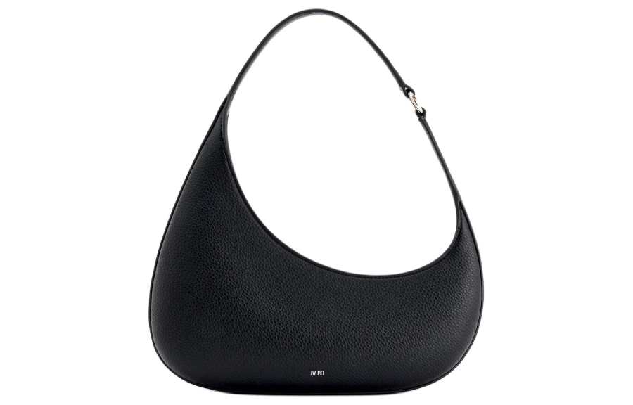 JW PEI Artificial Leather Handbag, Shoulder Bag Small Women's Black