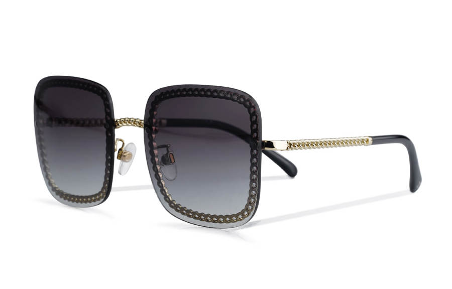 CHANEL CHANEL Plastic Square Sunglasses Women's