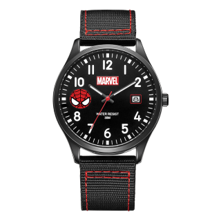 MARVEL Hero Collection High School Students Watch Quartz Movement Rubber Band Strap Watch Men's Watches