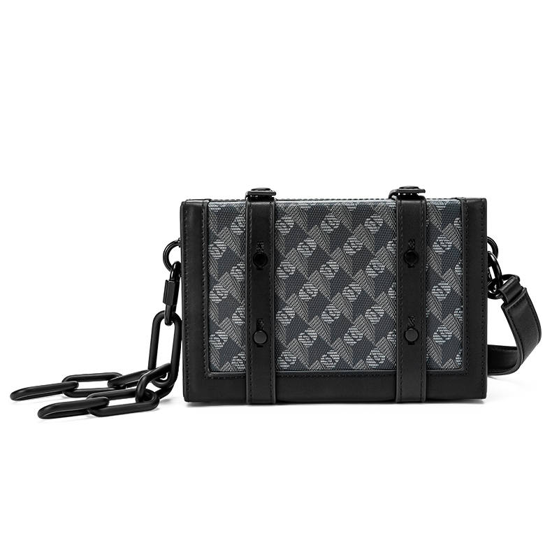 GUDI Trendy Brand Individual Shaping Small Box For Women's, Classic All Over Print Monogram Collection PVC