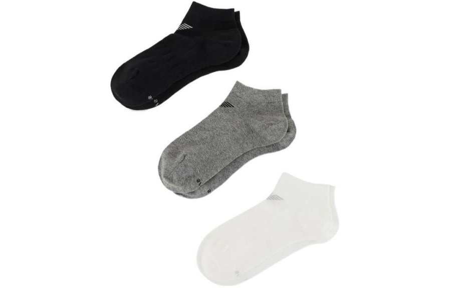EMPORIO ARMANI SS24 No Show Socks Men's 3 Pack
