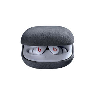PERFECTSIGHT Compatibility With Beats Fit Pro Plush Luxury Alcantara® Fully Enclosed Impact Resistant Headphone Cases