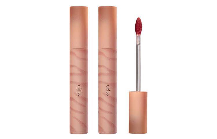 UKISS Spray Mystic Orange Milk Lip Balm Lip Stain Matte Easy to Blend Long Lasting Waterproof Makeup Natural 3.3g*2