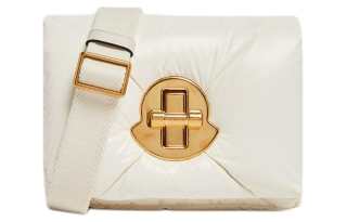 Moncler Nylon Shoulder Bag, Crossbody Bag Mini Women's White