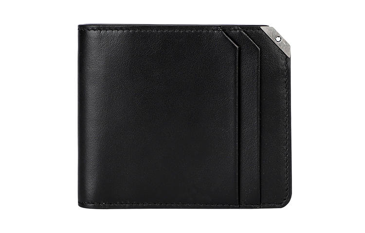 MONTBLANC Meisterstuck Bifold Leather Wallet Men's Black