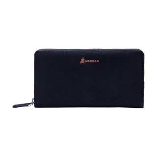 MEXICAN Litchi Grain, Cow Leather Clutch Card Holder, Wallet Men's Black