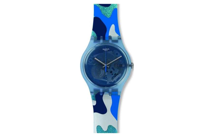 SWATCH SWATCH Unisex 41mm Blue Watch SUOZ215