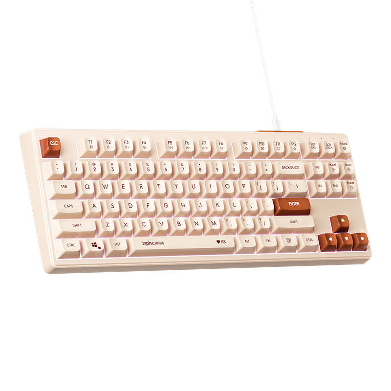 Inphic K8 Women's Wired Milk Tea Keyboards