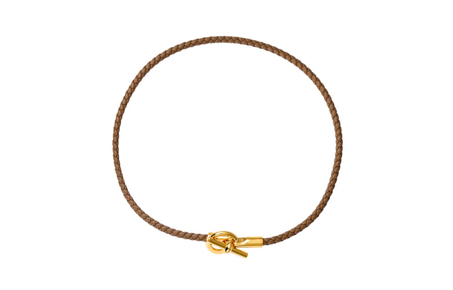 HERMES HERMES Glenan Wristbands Women's Elephant Gray