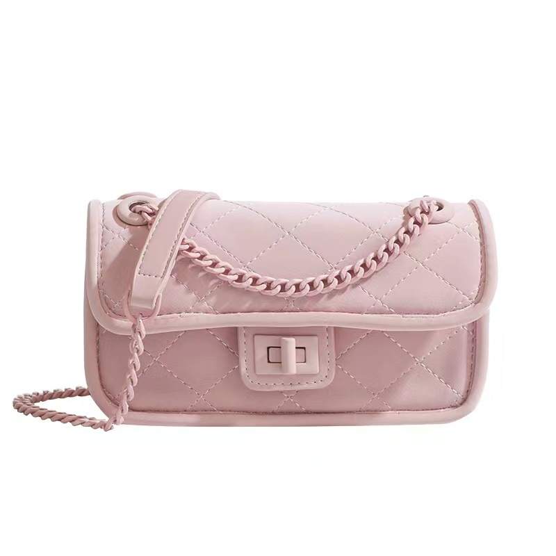 Bywhich Pu Shoulder Bags Regular Women's Pink/Black